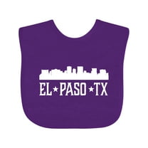 Inktastic El Paso Texas Skyline TX Cities Boys or Girls Baby Bib