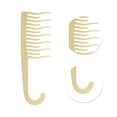 thumbnail image 3 of Unique Bargains 1 Pc Simple Durable Hair Comb Beige PP Wheat Straw, 3 of 6