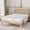 Walnut, variant on Novilla 12 Inch Solid Wooden King Size Bed Frame King Bed Frames with Headboard BedFrame Foundation No Box Spring Needed, Easy Assembly, Walnut