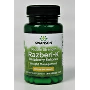 Swanson Double Strength Razberi-K Raspberry Ketones 200 mg 60 Veggie Capsules