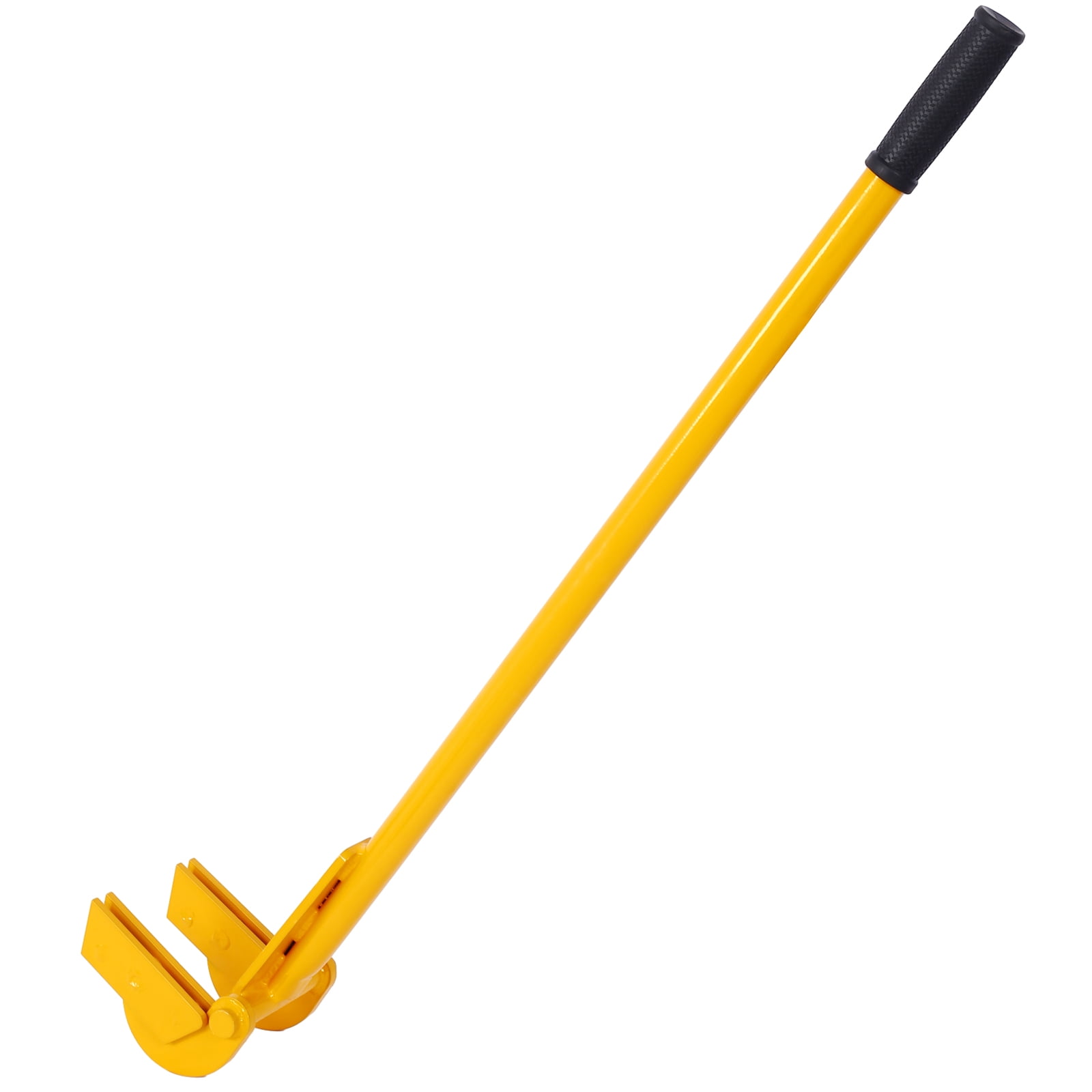 Pallet Breaker Tool, Articulating Pivot-Action Head, 43" Handle, Solid Steel Construction