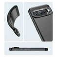 thumbnail image 3 of PANDACO Black Brushed Metal Case for Google Pixel 9 Pro XL, 3 of 3