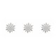 thumbnail image 1 of Kearding 12 piezas al aire libre portátil Navidad copo de nieve decoración sala de estar dormitorio decoración colgante fiesta banquete crema Blanco crema 3piezas Kearding CBP042882, 1 of 6