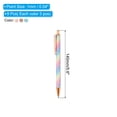 thumbnail image 2 of Unique Bargains 9 PCS Ballpoint Pens, Metal Retractable Click Ball Pens, 1mm Black Ink Medium Point and Office Supplies, 2 of 6