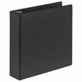 thumbnail image 1 of Samsill 3 Inch Document Storage Binder, Made in USA, FSC 100% Recycled Chipboard, Round Ring, 3 Ring Binder, Black, 1 of 4
