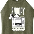 thumbnail image 3 of Peanuts - Snoopy Records - Juniors High Neck Tank Top, 3 of 6