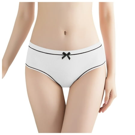Xiaoxatg Sexy Panties for Women Women s Threaded Mid Waist Sexy Cute Plus Size Soaking Wet Air Not Tight Panties Womens Cute Underwear Lace