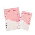 thumbnail image 3 of Multi-color Multi Pattern Filler Paper, 6-Hole Refill Paper with 120 Sheets/240 Pages, 3 Pack Loose Leaf Paper Line Refills, 3 of 3