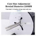 thumbnail image 3 of R9 Manual Speed Adjustment Forward And Reverse Automatic Synchronous Rewinder, Bar Code Label Printer Paper Recycling Machine, 3 of 8