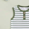 thumbnail image 3 of Xudanell Boys Clothes Set Summer Activewear Sleeveless Letter Printed Tank Tops Boys Suits AG 2-3 Years, 3 of 7
