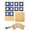 16" x 16" Magnetic Connection, variant on Crochet Blocking Board Magnetic Splicing 16 x 16 Inches - Large Size Granny Square Blocking Board Mats for Knitting & Crochet Projects with Stainless Steel Pegs, Gifts for Mom, Grandmothers