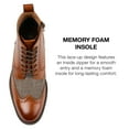 thumbnail image 5 of Thomas & Vine Mens Jarett Tru Comfort Foam Lace-up Wingtip Ankle Boot, 5 of 8