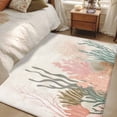 thumbnail image 5 of Rectangle Area Rug 3x5ft,Watercolor Ocean Coral Washable Carpet Non-Slip Runner Accent Rugs Indoor Floor Mat for Bedroom Living Room Decor,Abstract Marine Life, 5 of 9
