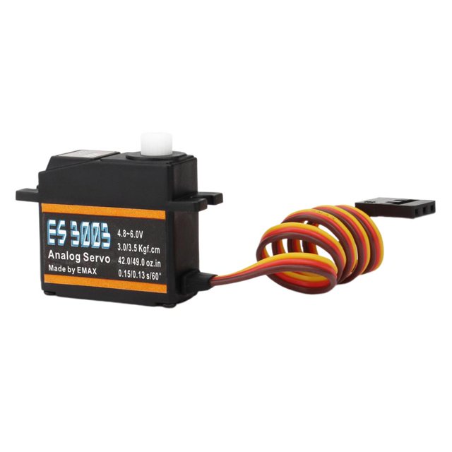 Servo Analógico /Digital Metal 17G Dirección STD Accesorios para Drone Helicóptero de Control Remoto ES3003 Sunnimix Micro Servo Analógico Digital