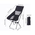 thumbnail image 3 of Silla trasera plegable Silla con respaldo resistente al desgaste Suministros de playa para turistas al aire libre Sywqhk Para Estrenar, 3 of 3