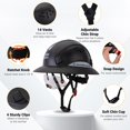 thumbnail image 3 of Hard Hat LOHASWORK, construcción de ala completa, aprobado por la OSHA, 3 of 6