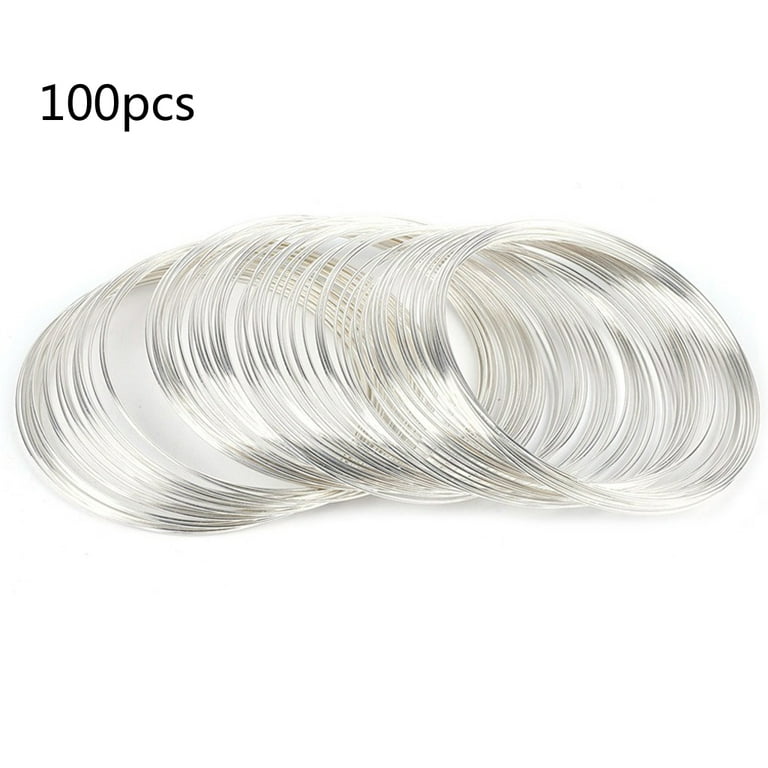 100 Pcs Jewelry Beading Wire for Earring Necklaces Bracelet Making