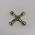 thumbnail image 1 of Jinsinto 4 Way Multifunction Utility Key for Electric Water Gas Box Medicine Cabinet Opening Key, Silver, 1 of 5