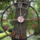 thumbnail image 1 of Reloj de jardín Reloj de pared de jardín al aire libre Reloj de jardín con números romanos grandes Reloj de hierro al aire libre 40 cm JAMW Sencillez, 1 of 5