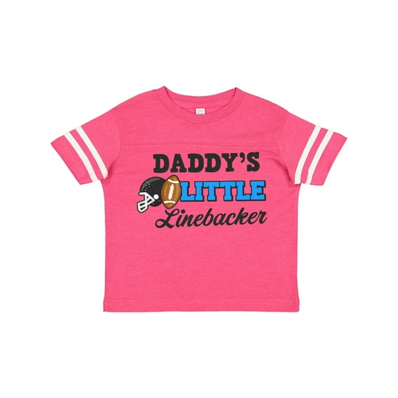 Inktastic Daddy's Little Linebacker Boys or Girls Toddler T-Shirt