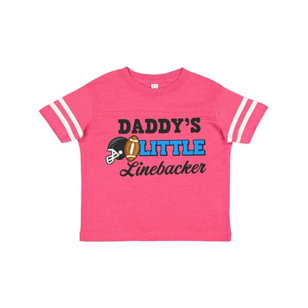 

Inktastic Daddys Little Linebacker Gift Toddler Boy or Toddler Girl T-Shirt