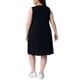 thumbnail image 3 of Vestido de verano sin mangas de talla grande para mujer Agnes Orinda, con cuello redondo, midi, de playa, con bolsillos, 1X negro, 3 of 6