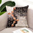 thumbnail image 2 of Juego de 2, fundas de almohada decorativas para el hogar, con estampado geométrico colorido, acogedoras y suaves, fundas de cojín para sofá, cama, sofá, granja, manual, 18 x 18 pulgadas, solo funda,, 2 of 4