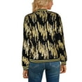 thumbnail image 6 of Erwazi Womens Sequin Zip Up Jacket Trendy Sparkly Lightweight Jacket Party Outerwear, 6 of 8