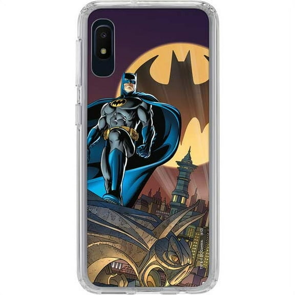 Skinit DC Comics Batman in the Sky Galaxy A10e Clear Case