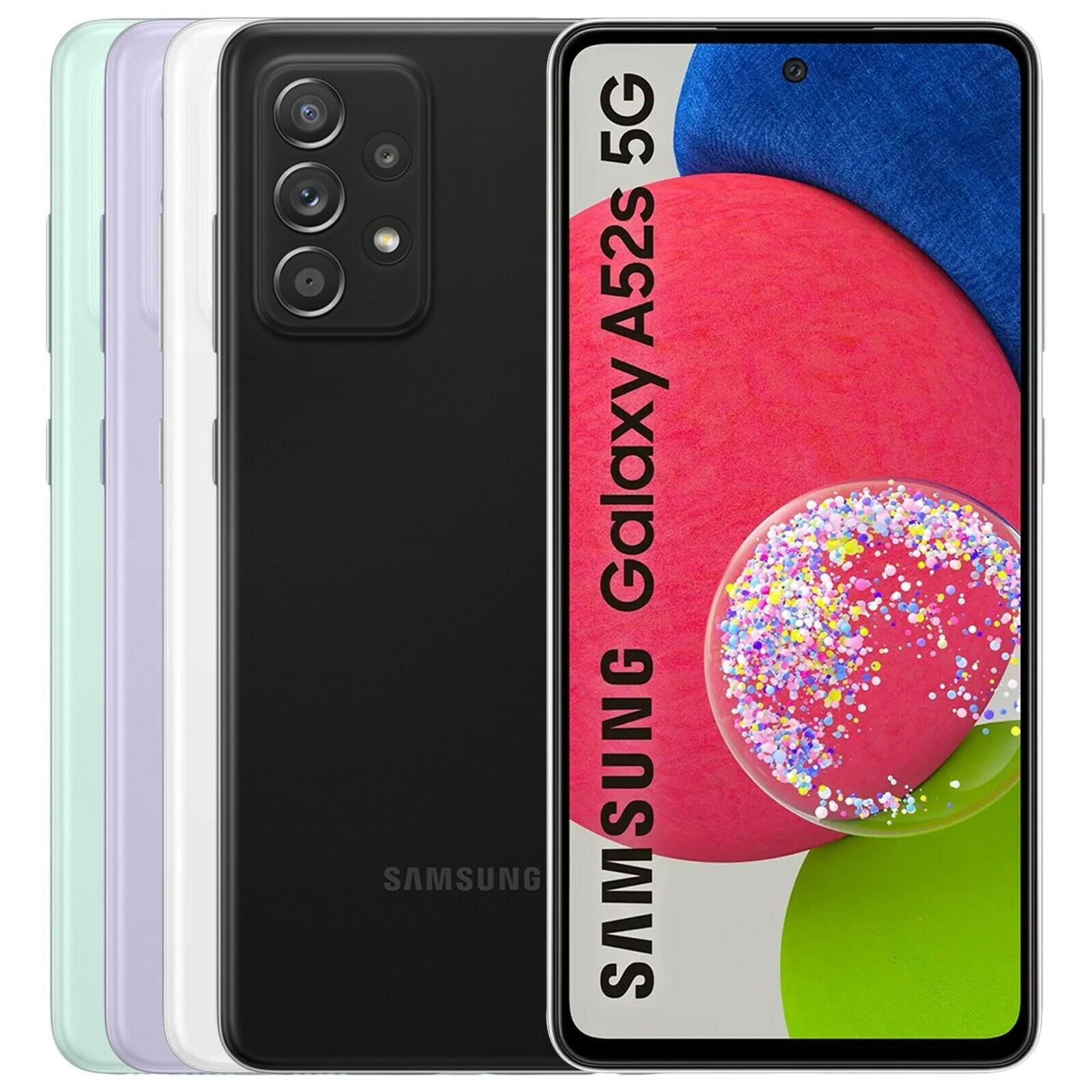 Samsung Galaxy A52s 5G 128GB A528B Dual Sim 6.5'' Super AMOLED Display GSM  Unlocked International Version Awesome Mint (New)