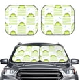 thumbnail image 2 of Sikiie Frogs and Dragonflies Print Foldable Car Windshield Sun Visor, Car Window Sunshade Suitable for Sedan, SUV and Truck Car Accessories-Medium, 2 of 6