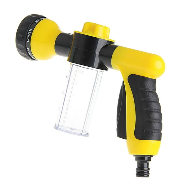 Limpiador de Manguera de Agua shamjiam Jet Foam Sprayer Amarillo Boquilla de Pulverización de Agua