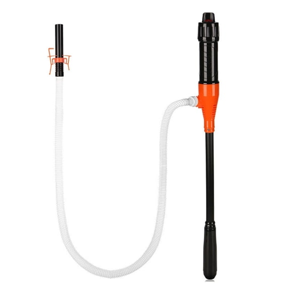 Portable Transfer Pump Battery Operated Electric Siphon Pump for Gas, Fuel, Diesel, Water Transfer 2.4 GPM Flow Oil Extractor -Easy to Use Hand Fuel Pump, Multi-Use Siphon Fuel Transfer Pump