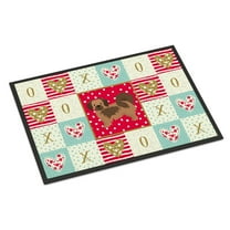 Carolines Treasures CK5897MAT Tibetan Spaniel Love Door Mat Indoor Rug or Outdoor Welcome Mat 18x27 Doormat 27"L x 18"W
