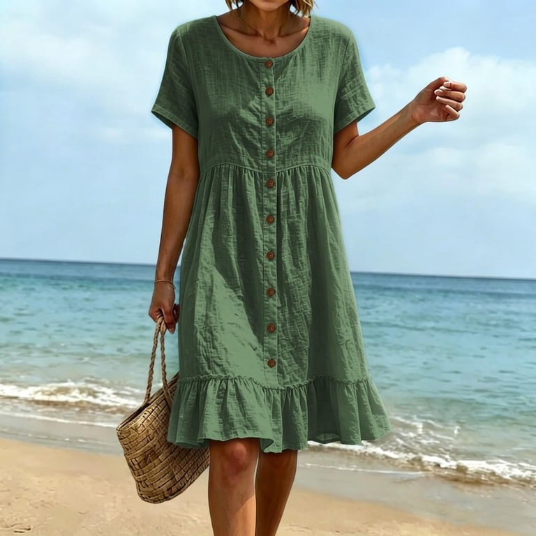 linen dress for cocktail attire Elegant And Breezy: Styling A Linen Cocktail Dress