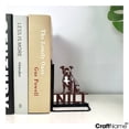 thumbnail image 2 of Craftnamesign Custom Staffordshire Bull Terrier Metal Bookends for Shelves, Metal Book Shelf Holder, 2 of 3