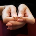 thumbnail image 3 of SUTENGDA Sterling Silver Stud Earrings  14K Gold, 3 of 6