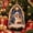 B, variant on Christmas Nativity Scene Acrylic Bell Ornament, Religious Holiday Hanging Decoration