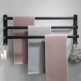thumbnail image 3 of Rustproof Towel Bar Shower Towel Rack Kitchen to Install Modern Single Bathroom 3 Layer 30cm, 3 of 8