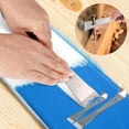 thumbnail image 4 of Stainless Steel Pry Bar Set, 4 PCS Stainless Steel Flat Bar Crowbar, Small Pry Bar, 17CM Mini Crow Bar 25.5CM Pry Tool, Molding, Scrape, Nail, Baseboard Trim Puller, & Prop Bottle Opener, 4 of 4