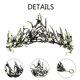 thumbnail image 5 of Tiara de corona negra para mujer, corona barroca de princesa reina vintage gótica para niñas, regalo ideal para disfraz de bruja de cisne negro, fiesta de graduación, cumpleaños, l, 5 of 5