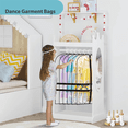 thumbnail image 2 of 2 Packs Clear Dance for Dancers with 4 Pockets, 40Inch Kids Dance Costume Garment Bag for Travel and Danc, 2 of 6