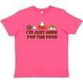 thumbnail image 3 of Inktastic I'm Just Here for the Food Youth T-Shirt, 3 of 5
