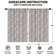 thumbnail image 2 of Blackout Kids Curtains,Flower Princess Pattern Childrens Insulated Curtains Set Of 2,Bedroom Essentials,Toddler Room Decor 52"x84", 2 of 5