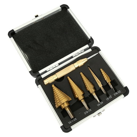 Step Drill Bit Set,6pcs 1 Box HSS Step Drill Bit HSS Step Drill Bit Quality You Can Trust