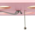 thumbnail image 6 of Lalia Home 62.5" 3-Shelf Column Storage Floor Lamp with Linen Shade & LED Bulb, Light Pink, 6 of 6