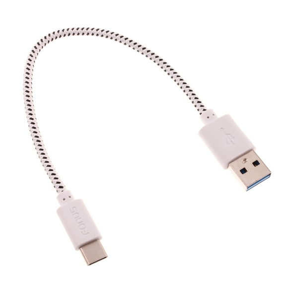 Short USB Cable Type-C for Samsung Galaxy A06/A16 5G/A26 5G/A36 5G/A56 5G - Charger Cord Power Wire USB-C Braided Fast Charge