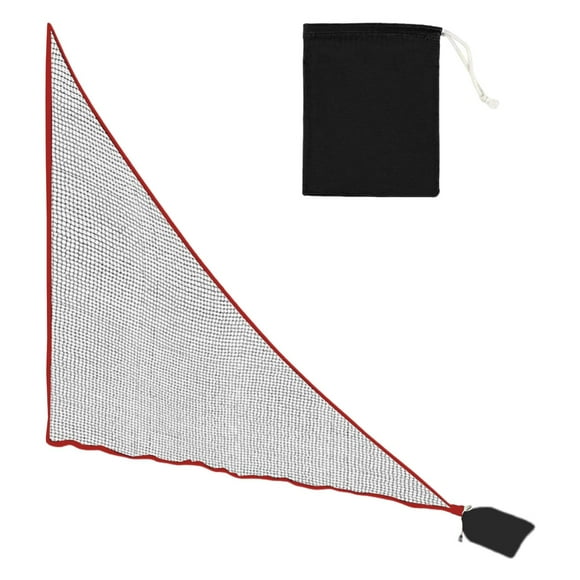 Red de entrenamiento de golf, red de barrera lateral, suministros de de práctica portátil, de golpeo para césped, patio, fútbol, hockey, interior