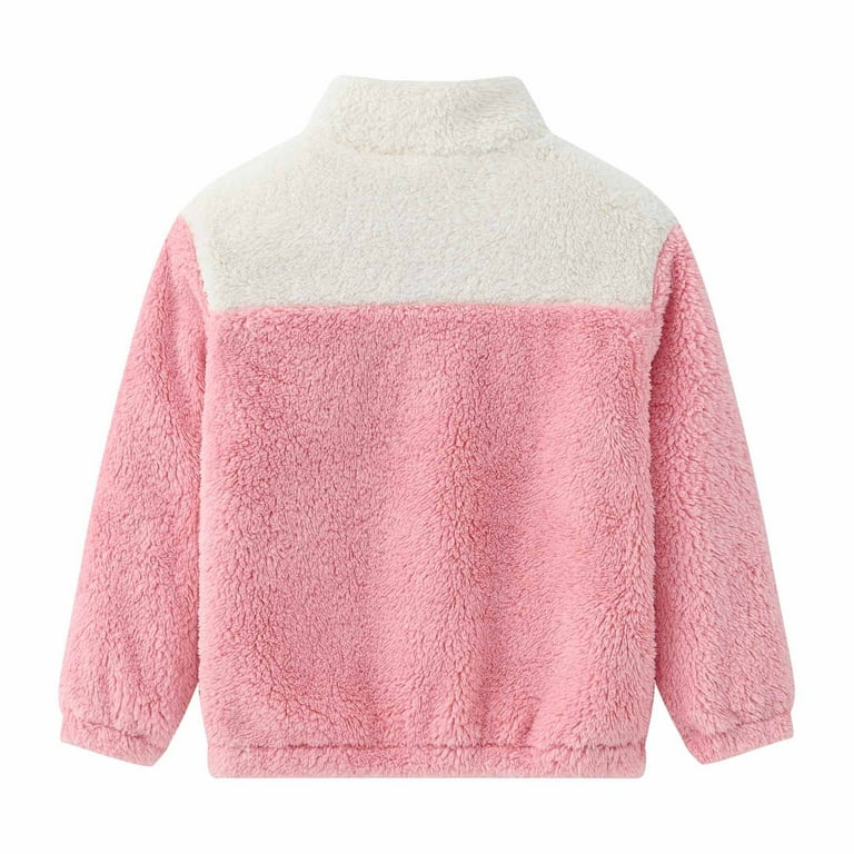 Herrnalise Baby Girl Boy Full Zip Fleece Sherpa Jacket