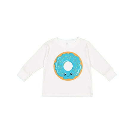 

Inktastic Blue Donut Gift Toddler Boy or Toddler Girl Long Sleeve T-Shirt